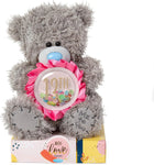 Me To You Bear 7" 13th Birthday Rosette, Gray, New but no original packaging