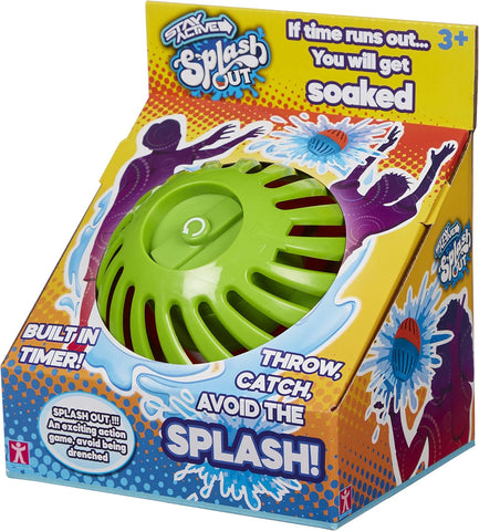 STAY ACTIVE SPLASH OUT toy game, Used- very good, all balloons left, broken box
