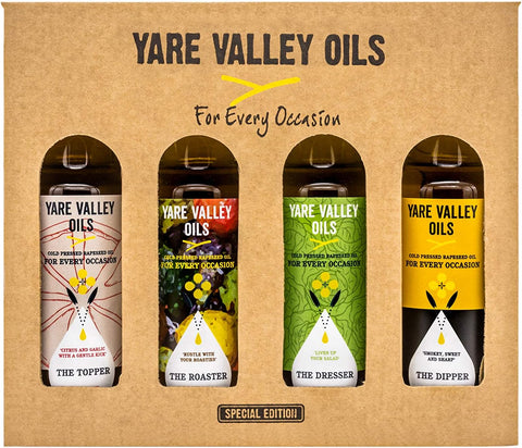 Yare Valley Oils, Gift/Selection Box, For Every Occasion 4x100ml , small dent on the box , best before 11/24