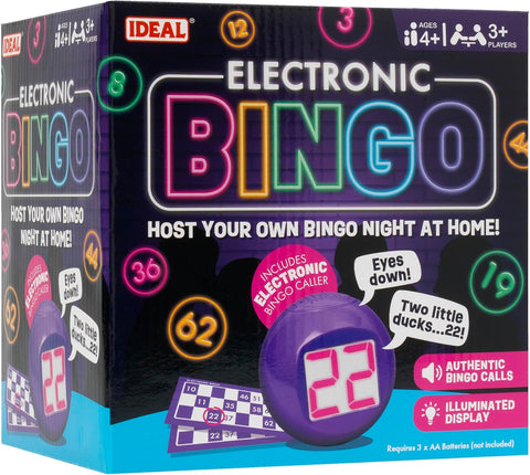 ideal | Electronic Bingo, new but open, scruffy box