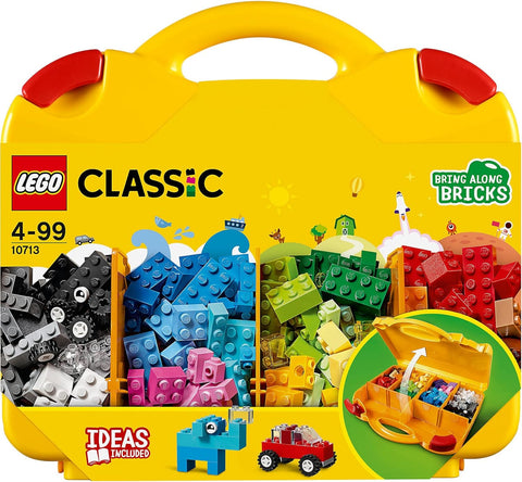 LEGO 10713 Classic Creative Suitcase like new , broken catch , attachment missing ( ref tt132)