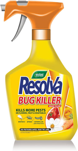 westland Resolva bug killer, 1L dirty packaging