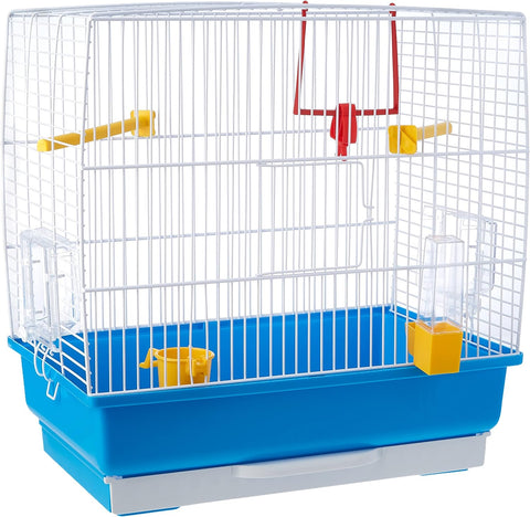 Ferplast Rekord 2 Bird Cage, 41 cm L x 25 cm W x 39 cm H, no box, no water bottle