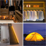 WOBANE Motion Sensor Light, 2m, Battery Powered, condition new but only 1 in pack, scruffy, open box