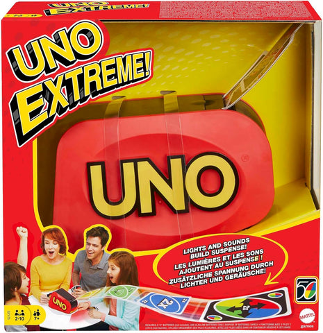 UNO Extreme Card Game, New, scruffy box