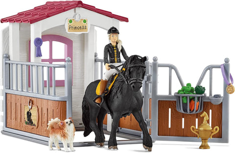 Schleich Horse Club 42437, New but missing 5 items, open, scruffy box
