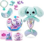 Pets Alive Furmaids by ZURU Mermaid Plush Interactive Lights Sounds Girls Toy (Green Puppy), new but tape around box