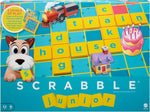 Mattel Games Scrabble Junior Kids Crossword Game with 2-Games-in-1, new but broken box
