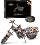 Signstek Vintage Handmade Motorcycle Ornament, condition new, open box