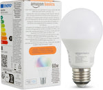 Amazon Basics Smart A60 Multicolor LED Light Bulb, E27 , 8W (60W Equivalent), 1pk new but scruffy box