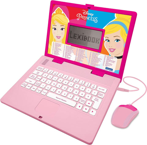 LEXIBOOK  Disney Princesses Educational and Bilingual Laptop French/English , used acceptable condition , no instructions