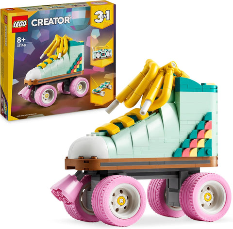 LEGO Creator Retro Roller Skate, New but open,scruffy box, taped, all bags inside factory sealed
