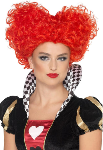 Smiffys Heart Wig, Red , Fairytale, New but open scruffy box