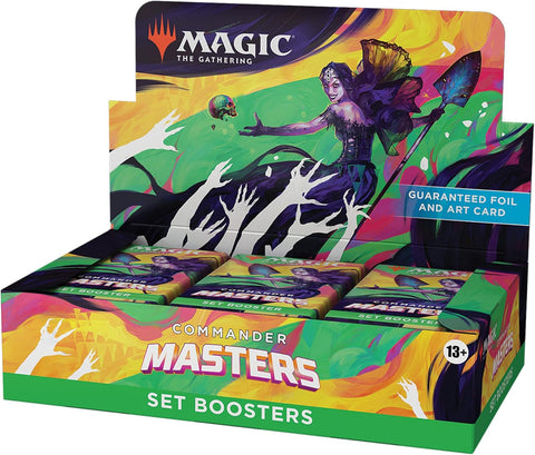 Magic: The Gathering Commander Masters Set Booster Box, 24 Packs (360 Magic Cards)