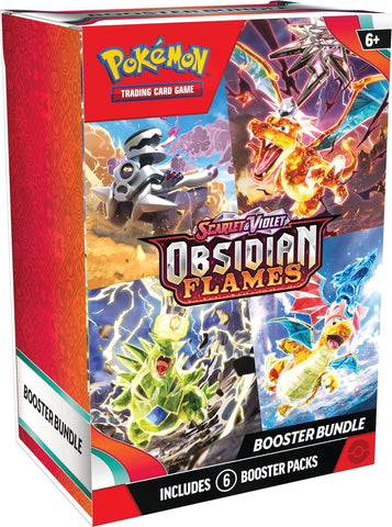 Pokémon TCG: Scarlet & Violet—Obsidian Flames Booster Bundle (6 Booster Packs), sealed