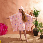 Dreamscene Ice Cream Hooded Poncho Towel for Kids, condition new, open bag