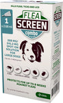 FLEA SCREEN combo Large Dog (1 Pipette)- best before 08/25- damaged box and bagged