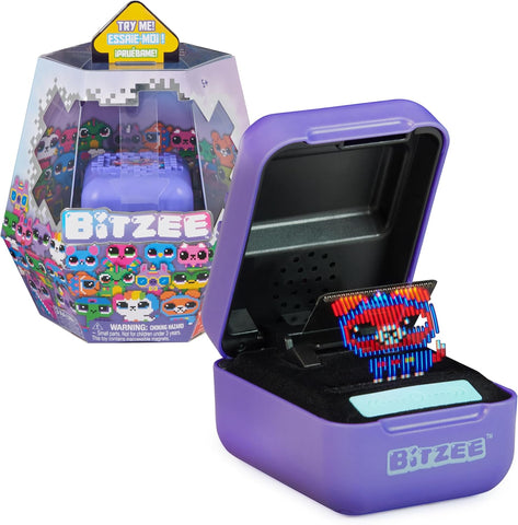 Bitzee, Interactive Toy Digital Pet and Case with 15 Animals Inside, used-very good condition, open-scruffy box