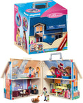 PLAYMOBIL City Life Take Along Dollhouse, New but catch is missing, damaged box