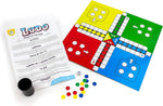 Kids Play Ludo Family Classics Board Game, New but open, damaged box, taped