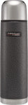 Thermocafé by THERMOS Stainless Steel Flask, Hammertone Grey, 1.0 L new , small dent on the cup/lid