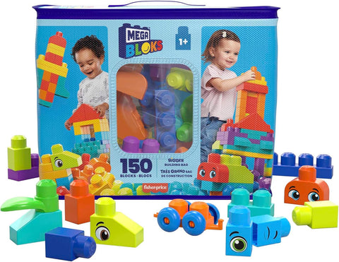 MEGA BLOKS Bigger Building Bag set, New