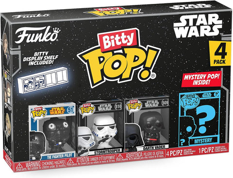 Funko Bitty POP! Star Wars - like new , one characters missing , open box , damaged box