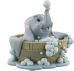 Dumbo in Bath Baby Mine Disney Figurine, New but small bit has broken off, can be glued back on, slightly scruffy box
