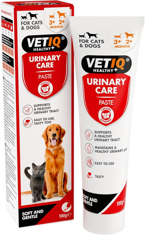 VetIQ Urinary Care Paste 100g For Dogs & Cats - damaged box-best before 08/27