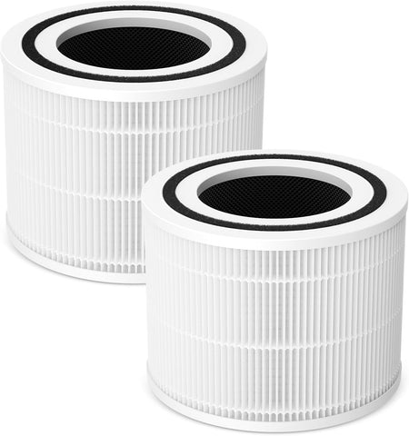 2 Pack Core 300 Replacement Filter Compatible with LEVOIT Core 300 and Core 300S Air Purifier, White- new but opened scruffy box
