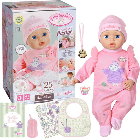 Baby Annabell 43cm, used-very condition, open-scruffy box