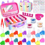 Lubibi Kids Nail Polish Sets for Girls, New but mirror has a crack, scruffy box