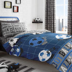 Bedlam Set, Cotton, Blue, Double, W200cm x L200cm (Duvet Cover), W50cm x L75cm (Pillow Case) new in original packaging