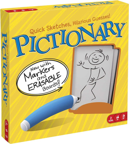 Mattel Games Pictionary Drawing Game, used - good condition, scruffy box