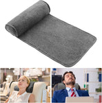 Weysat Neck Pillow for Recliner Head Pillow Adjustable Plush (Dark Gray) New but scruffy packaging