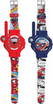 Lexibook, Spider-Man, Walkie-Talkies Watches, 2 pieces, range up to 200m/600 feet Blue/red- new but scruffy box