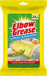 Elbow Grease Surface Scrub Wipes Antibacterial 24 wipes- 1 pack