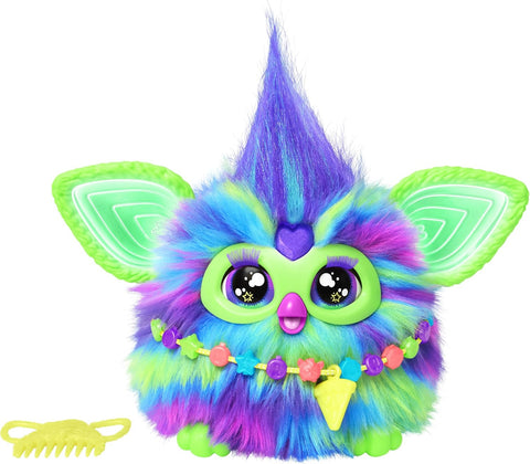 Furby Galaxy Glow in the Dark Interactive Plush Toy - English Version, New but missing accessories, open box