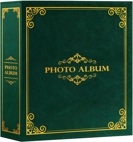 Lanpn Photo Album 6x4 Slip in, Traditional Classic Extra Large Capacity 1000 Pockets, new but light marks on the outside