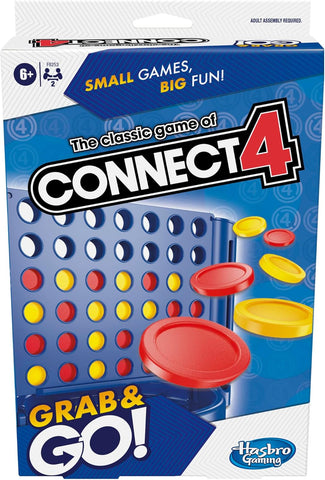Hasbro Gaming Connect 4 Travel Board Game, New but open, scruffy box