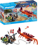 Playmobil 71532 Pirates: Battle with the Giant Crab, New but open, scruffy box