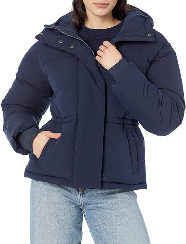 Amazon Essentials Women's Short Waisted Puffer Jacket (size m)