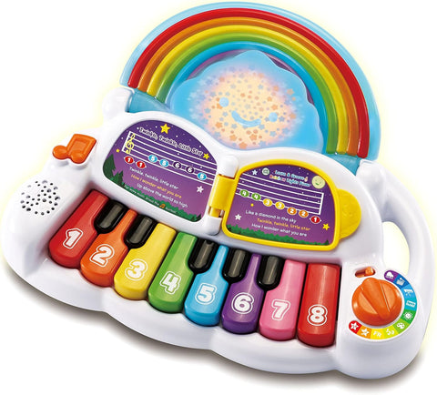 LeapFrog Learn & Groove Rainbow Lights Piano, Used-good, damaged box, taped