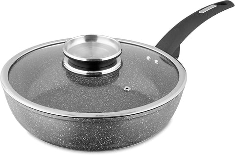 Tower T81202 Cerastone Forged Multi-Pan, 28 cm, condition used- good, some scratches on the bottom, open scruffy box