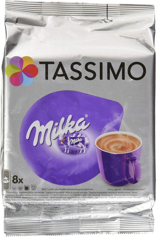 Tassimo Milka Hot Chocolate 8 T-Discs- best before 18/09/24