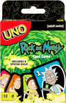 UNO Rick and Morty , used-good condition , broken scruffy box