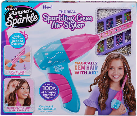 Shimmer N Sparkle Real Sparkling Gem Air Styler, New but open, slightly scruffy box