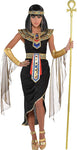 amscan Egyptian Queen Costume with Headpiece for Adults-size M-L new but missing arm warmers no original packaging