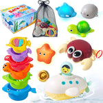 PATIFEED Bath Toys, New but open, scruffy box