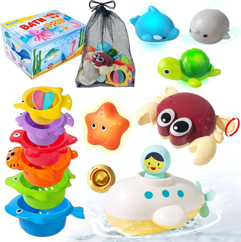 PATIFEED Bath Toys, New but open, scruffy box